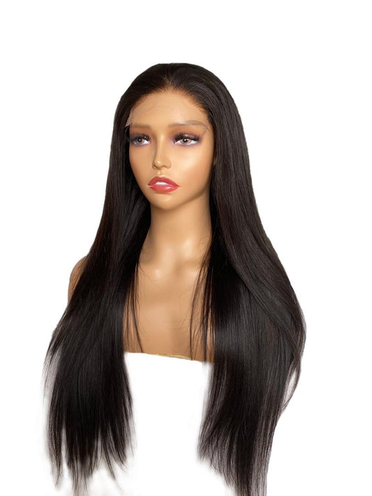 5x5 Lace Front Wig Raw Straight Hair