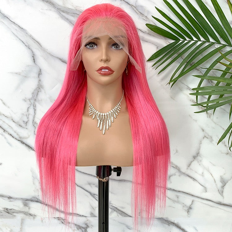 Pink Lace Front Wig (13x4)