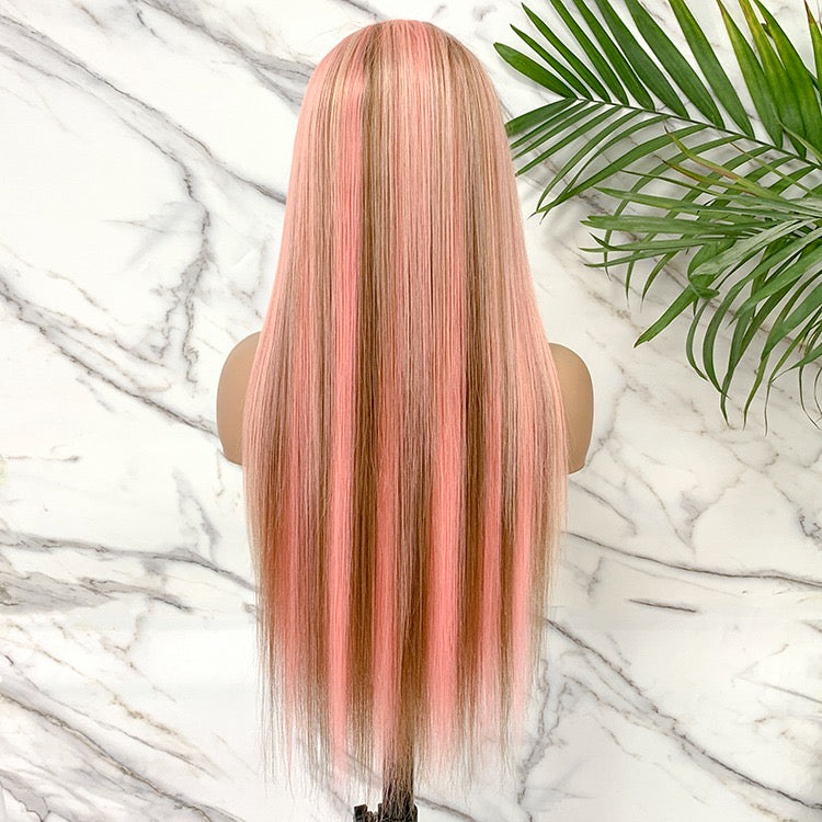 Pink Lace Front Wig (13x4)