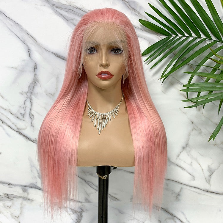 Pink Lace Front Wig (13x4)