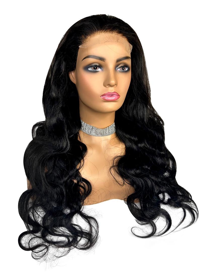 5x5 Lace Front Wig Raw Body Wave Hair