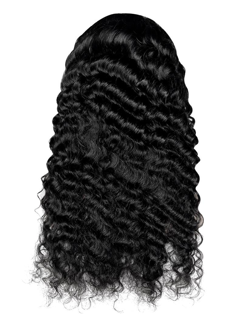 5x5 Lace Front Wig Raw Deep Wave Hair